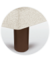 Patas cilindricas madera chocolate sonpura