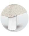patas canape cilindrica blanca