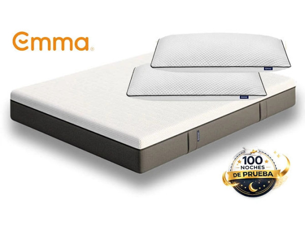 pack oferta colchón Emma hybrid premium+almohadas Emma original