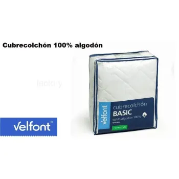 cubrecolchón  reversible basic velfont
