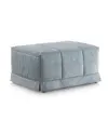 funda puf cama en gris