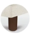 Patas cilindricas madera chocolate sonpura