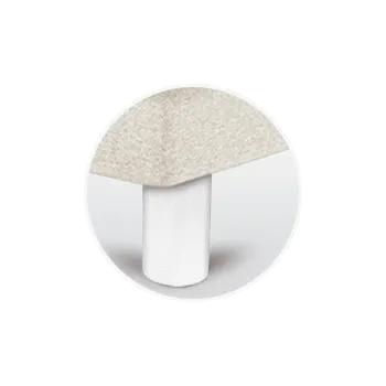 patas canape cilindrica blanca