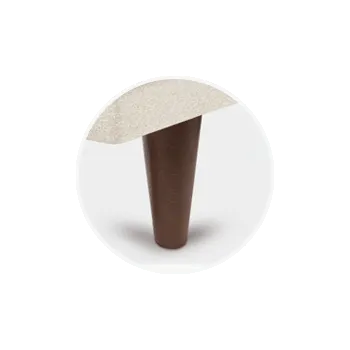 patas tapibase conicas chocolate