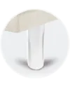 patas cilindricas blancas