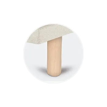 patas tapibase cilindrica abedul