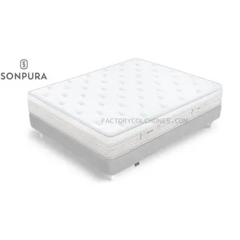 COLCHON FUSION SONPURA MONTADO ENCIMA DE CANAPE