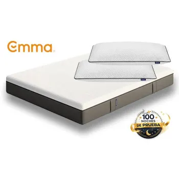 pack oferta colchón Emma hybrid premium+almohadas Emma original