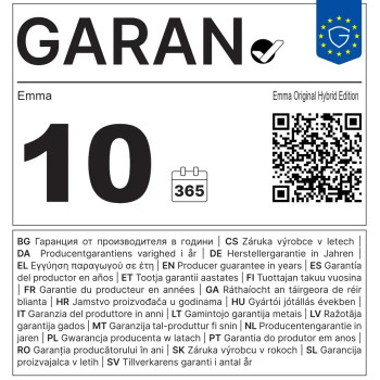 garantía del colchón emma hybrid premium
